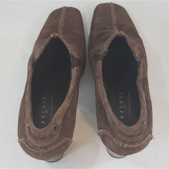 AXCESS LIZ CLAIBORNE | Women's Heeled Ankle Booties Koi Brown Size 6 - Picture 5 of 8